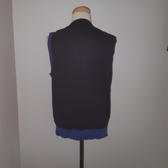 AX Armani Exchange mens sleeveless cardigan Vest/jacket Size M - Picture 6 of 16